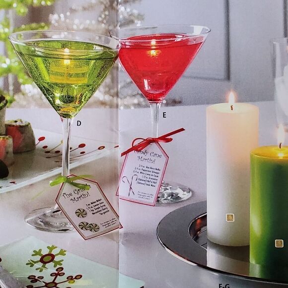🩵NIB Partylite Scents of Illumination Martini Glass Tealight Holders - Picture 1 of 14
